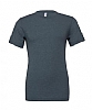 Camiseta Jaspeada Triblend Bella - Color Solid Navy Triblend